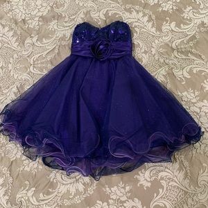 Purple Homecoming Dress